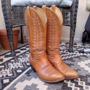 Vintage Tony Lama Cowboy Boots Size 8